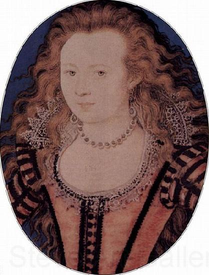 Nicholas Hilliard Elizabeth, Queen of Bohemia, daughter of James I Spain oil painting art